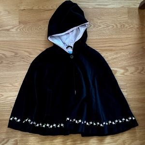 Copper Key NWOT Girls Velvet Reversible Hooded Cape (6/6x)